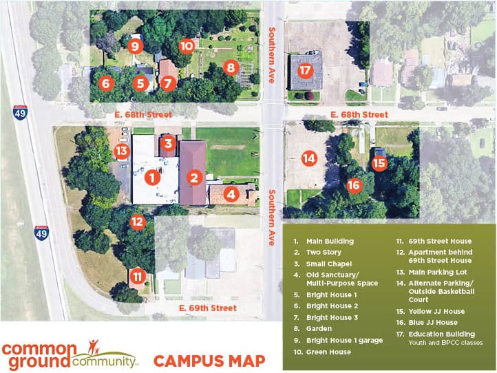 Common Ground Campus Map